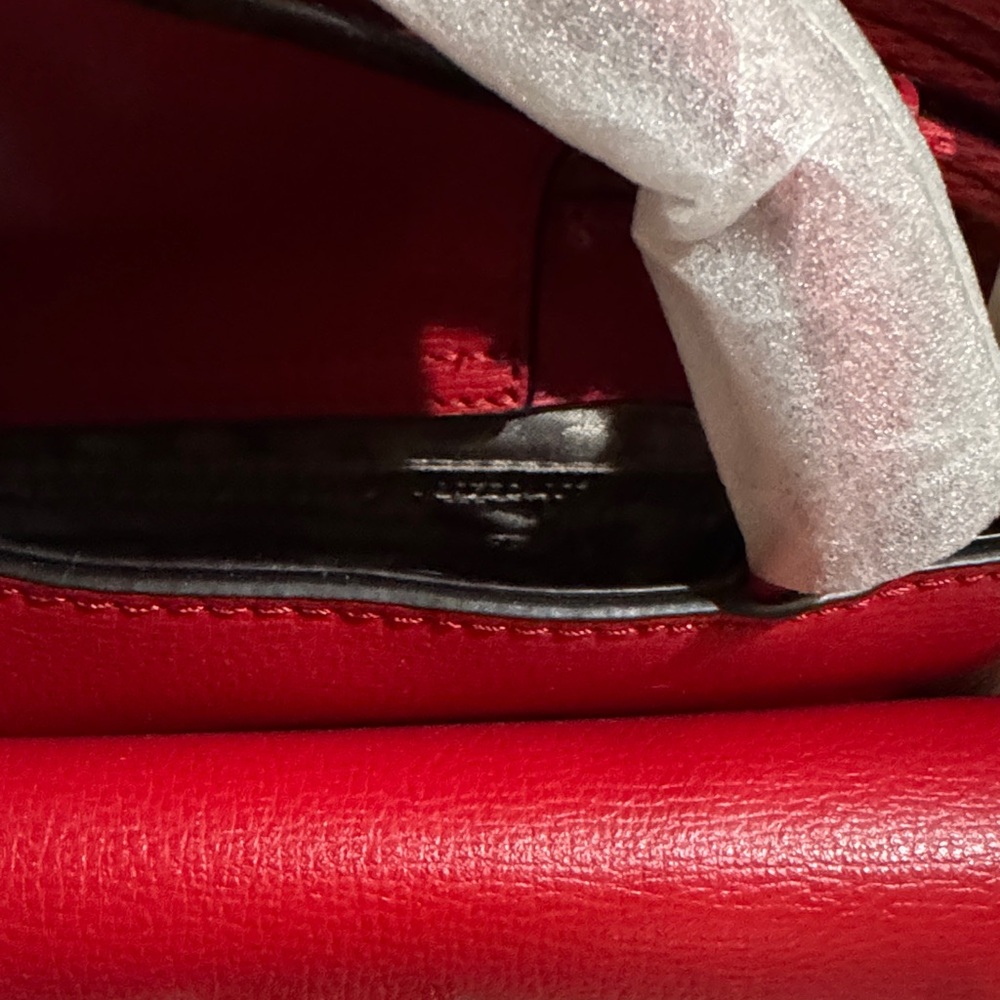 NWT Karl Lagerfeld Bold Simone Crimson Crossbody Bag - Picture 7 of 13